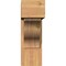 Ekena Millwork Funston Block Smooth Bracket w/ Offset Brace, Western Red Cedar, 7 1/2"W x 22"D x 22"H BKT0806X22X22FST05SWR - alternate 4